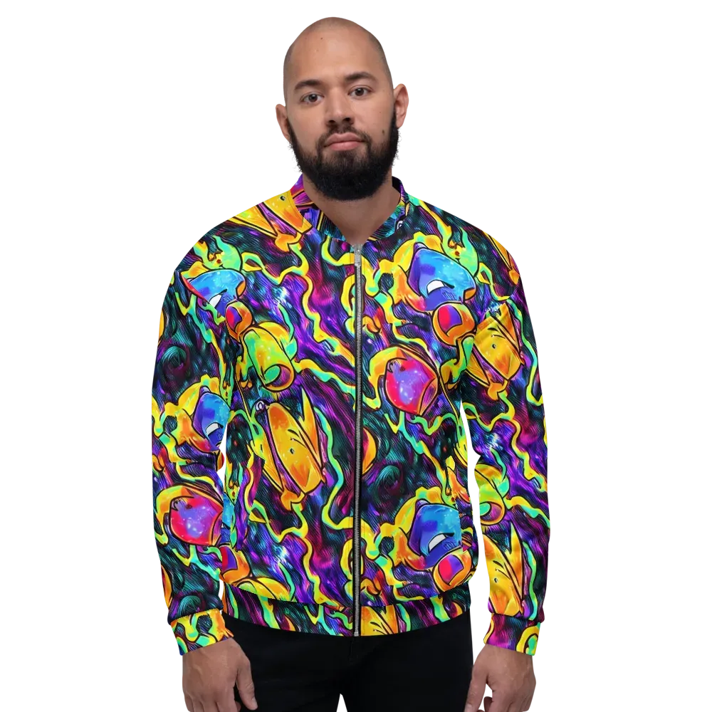 Spectrum After Dark on Bomber Jacket — Front
