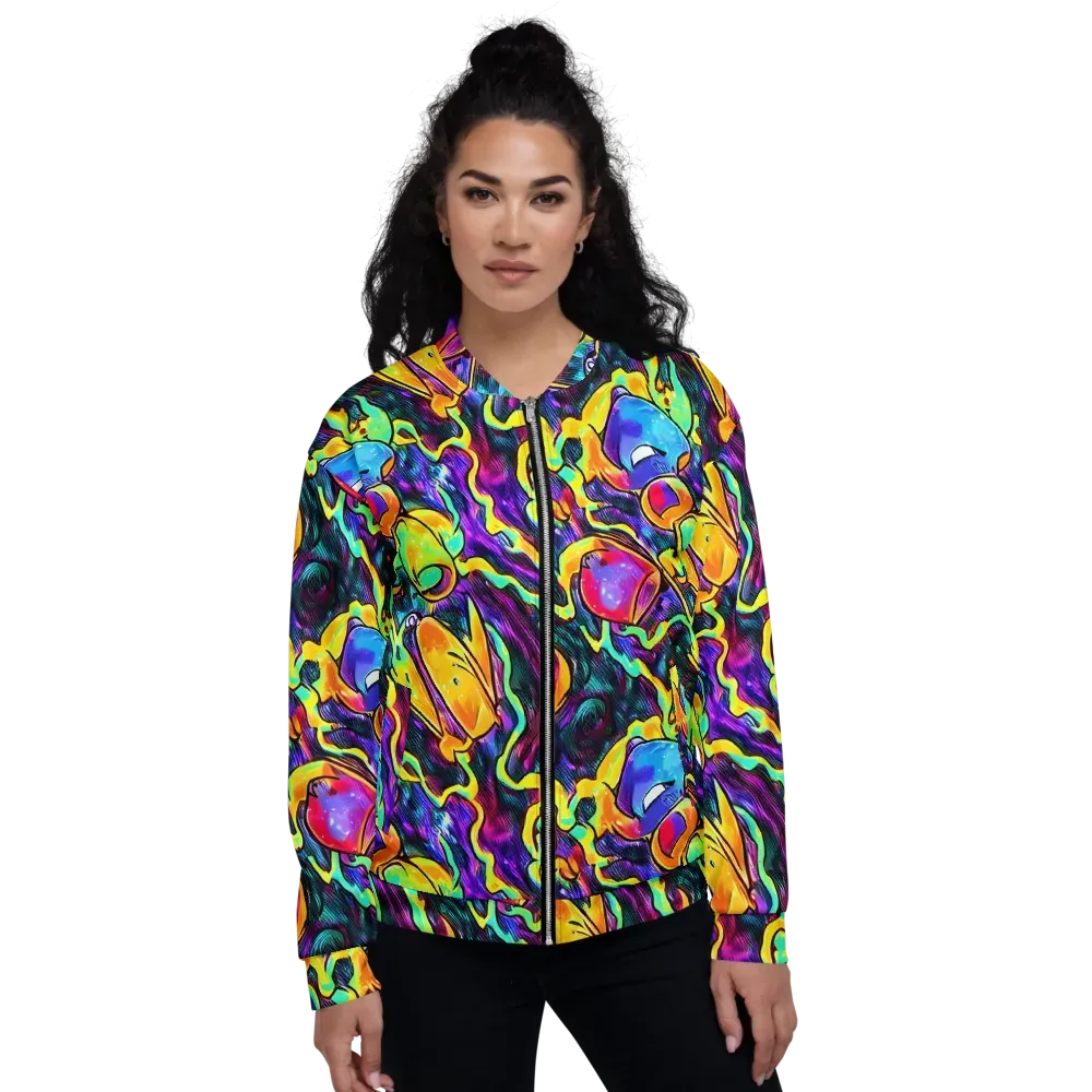 Spectrum After Dark on Bomber Jacket — Front