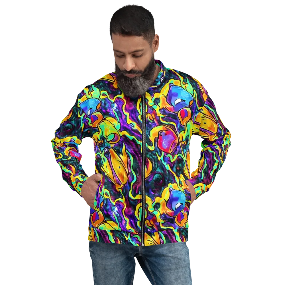 Spectrum After Dark on Bomber Jacket — Front