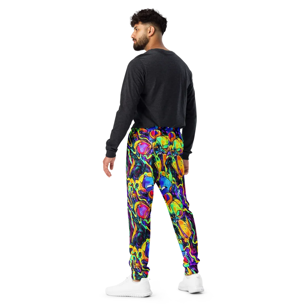 Spectrum After Dark on Men's Joggers — Back
