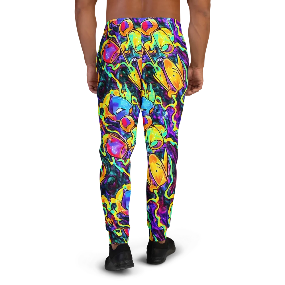 Spectrum After Dark on Men's Joggers — Back