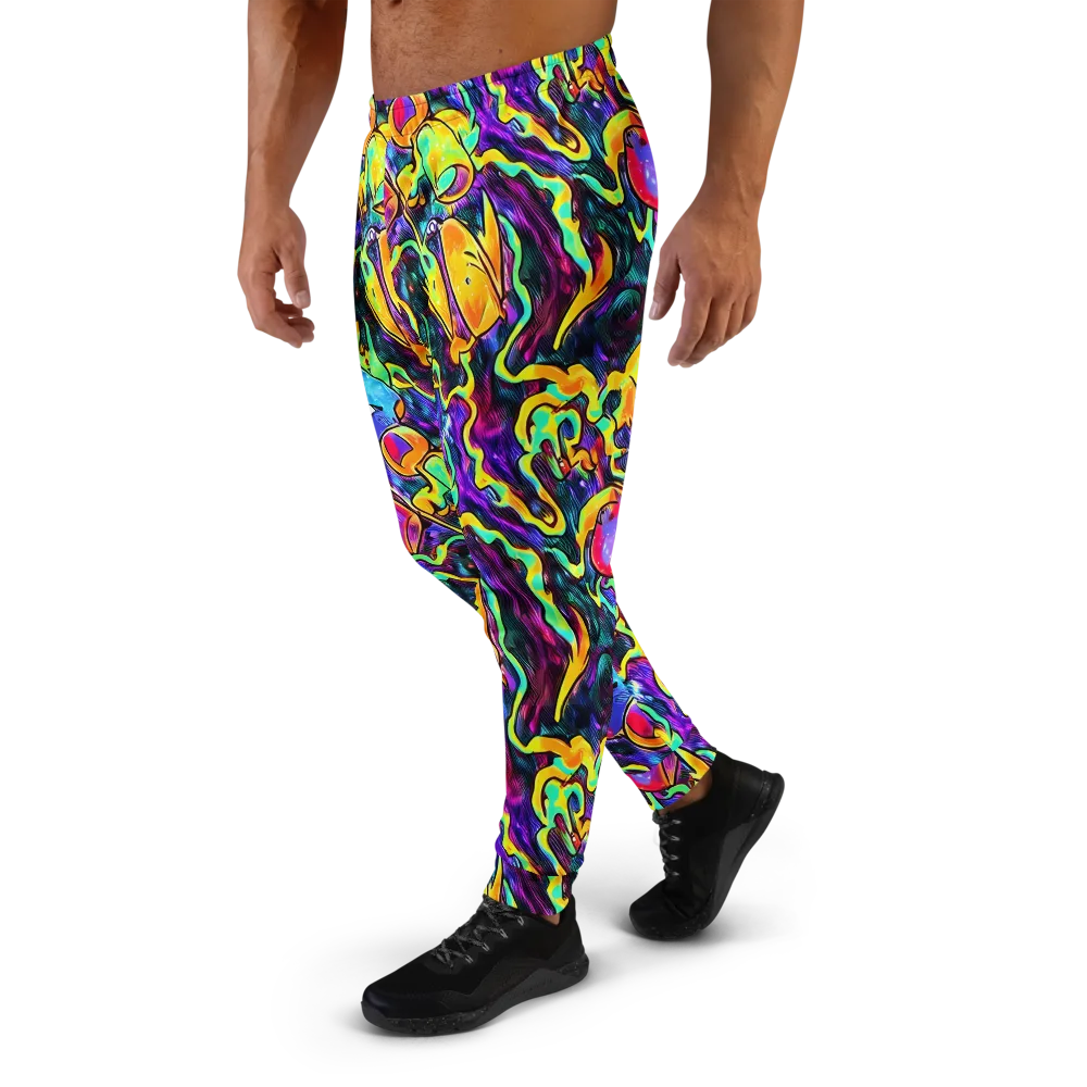 Spectrum After Dark on Men's Joggers — Left