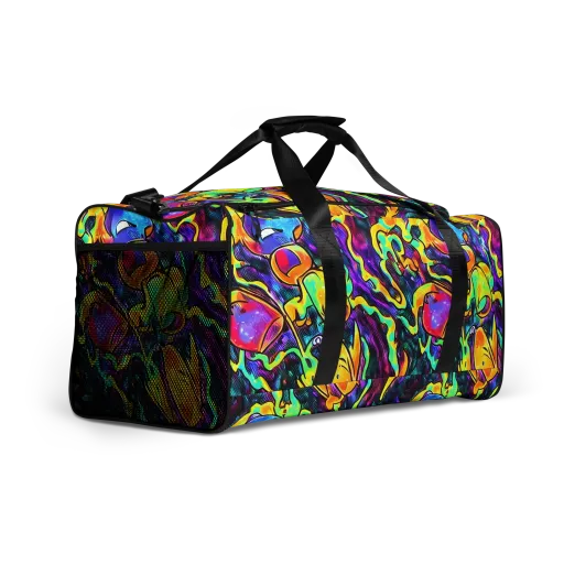 Spectrum After Dark on a Duffle Bag