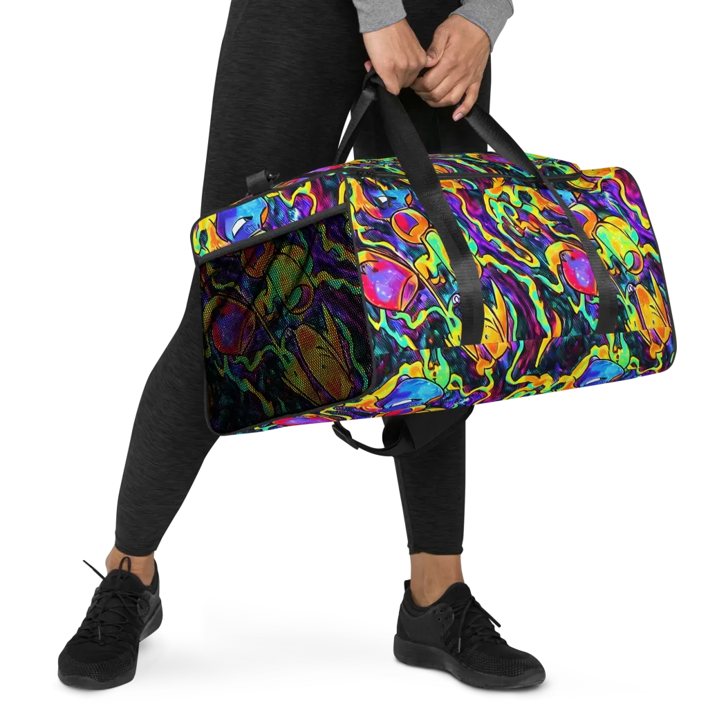 Spectrum After Dark on Duffle Bag — Right Front