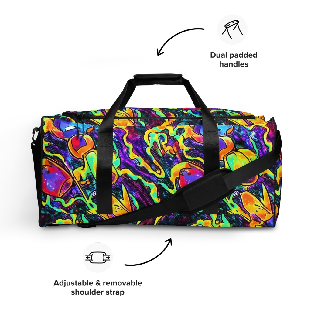 Spectrum After Dark on Duffle Bag — Front
