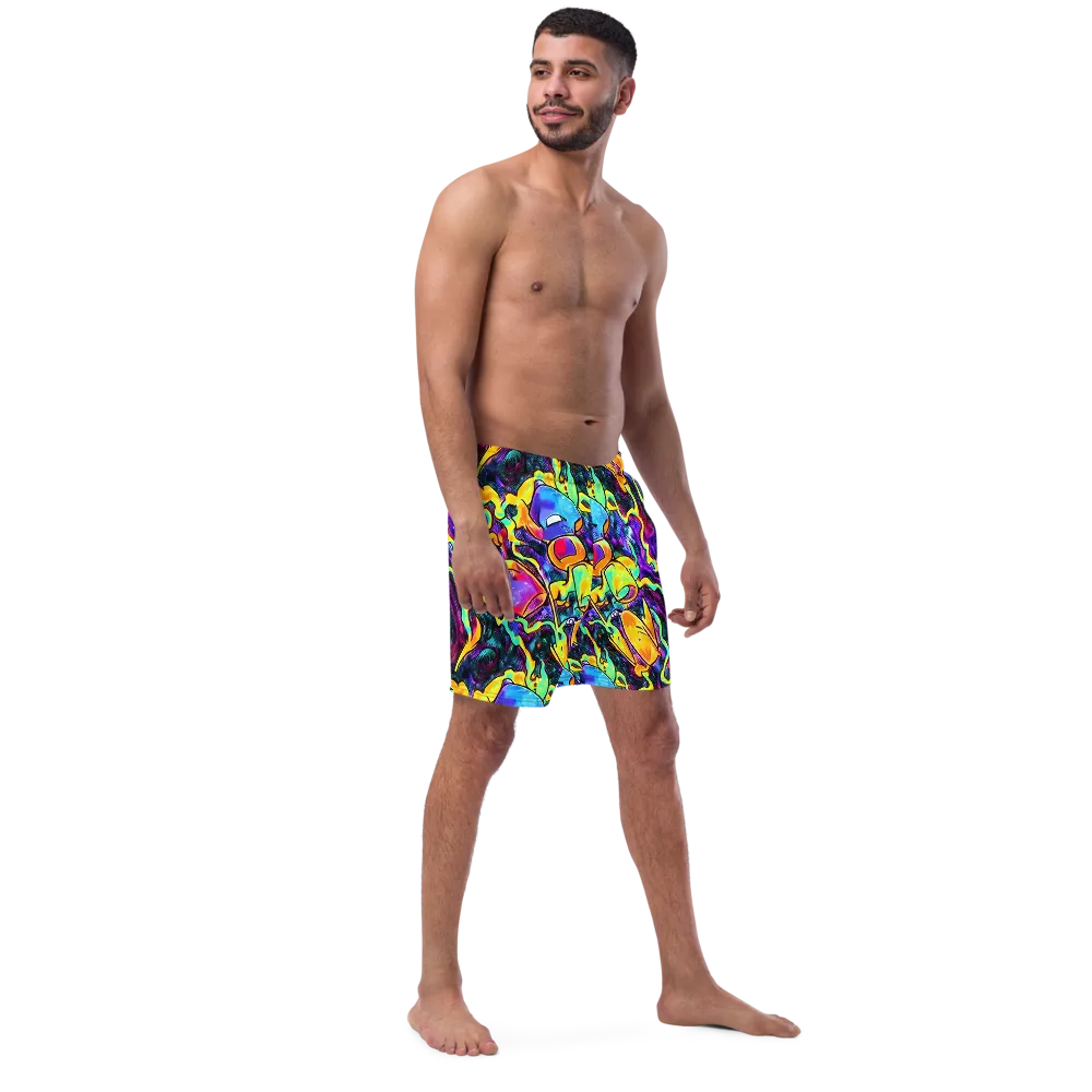 Spectrum After Dark on Swim Trunks — Right Front