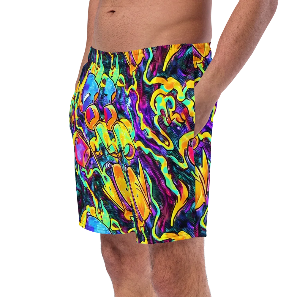 Spectrum After Dark on Swim Trunks — Left Front