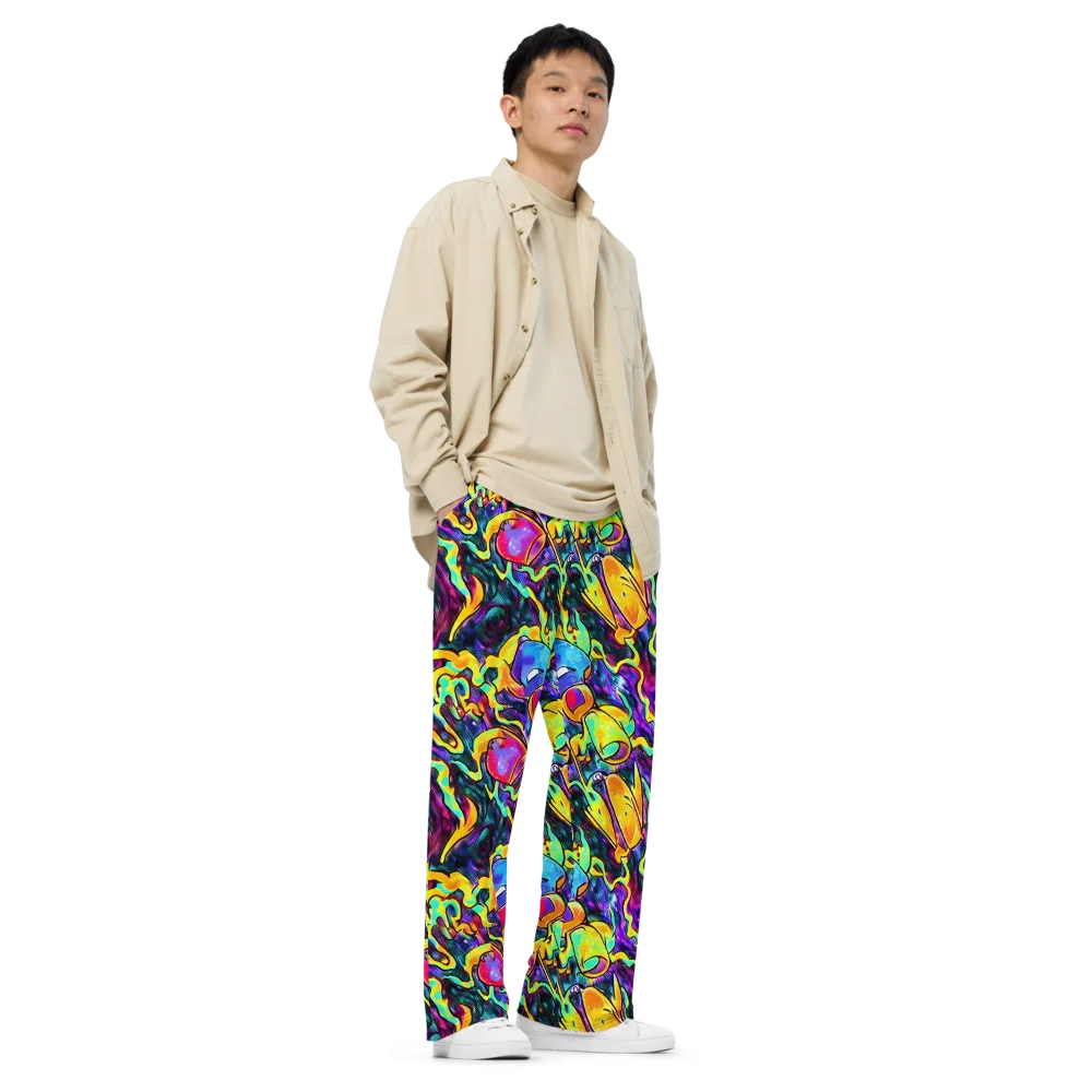 Spectrum After Dark on Wide-Leg Pants — Right Front