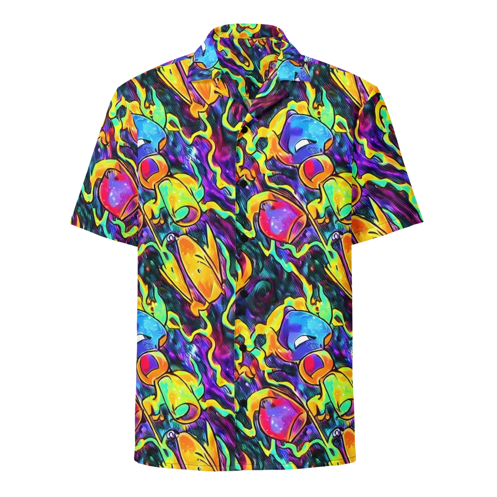 Spectrum After Dark on Button Shirt — Front