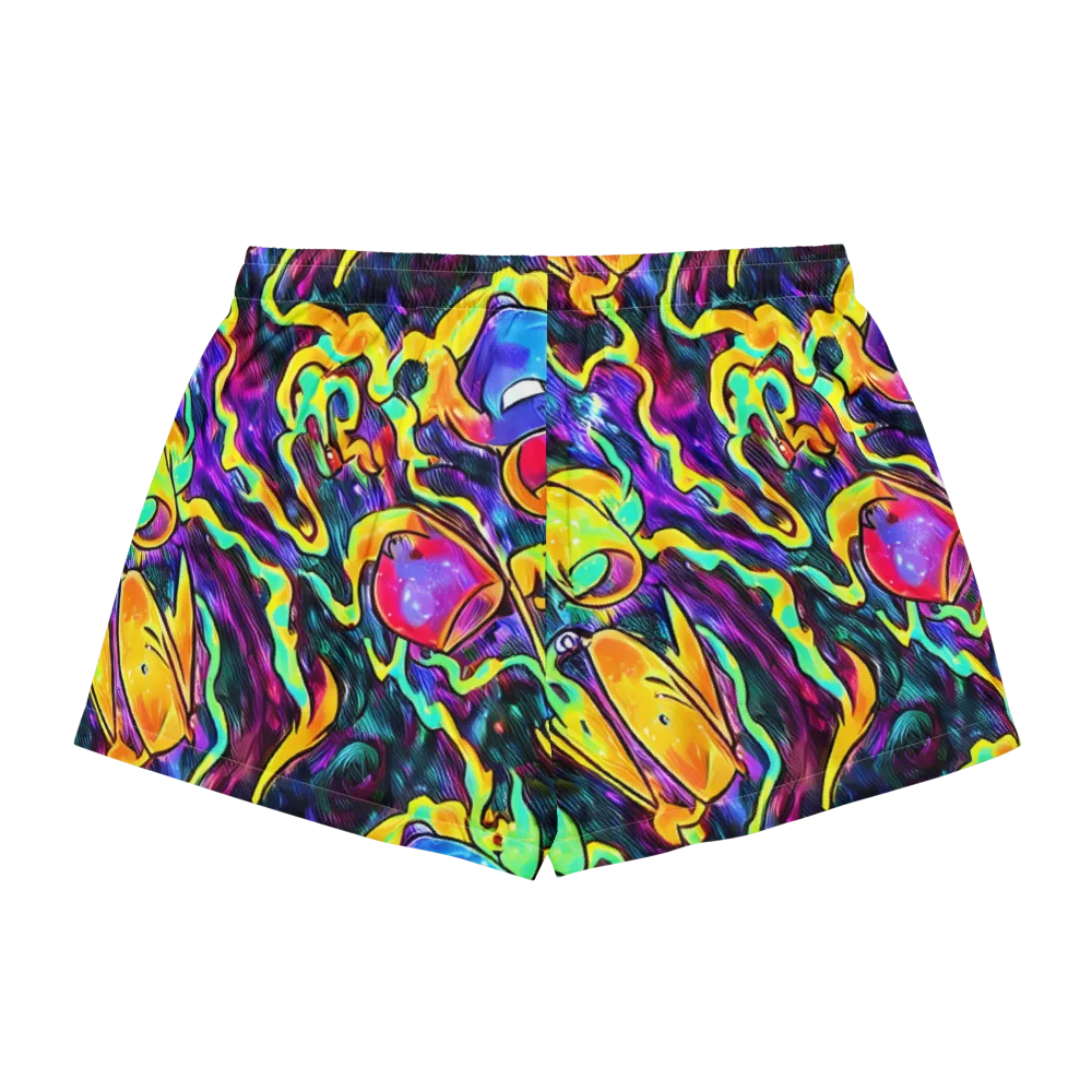 Spectrum After Dark on Women's Pajama Shorts — Back