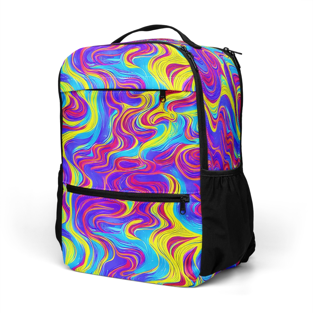 Spectrum Fever on Utility Backpack — Left Front