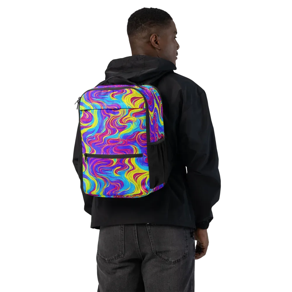 Spectrum Fever on Utility Backpack — Back