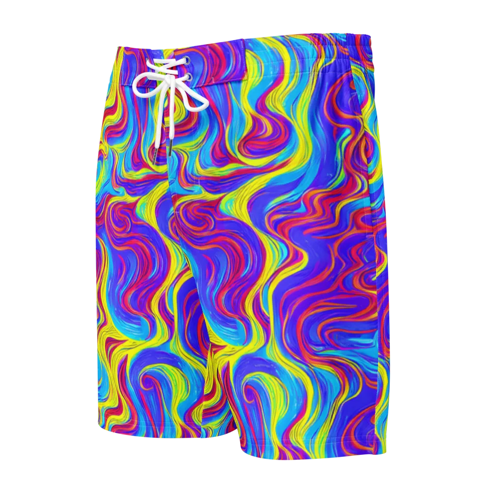Spectrum Fever on Men's Board Shorts — Front