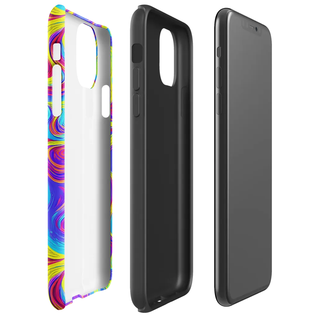 Spectrum Fever on Tough Case for iPhone® — Right