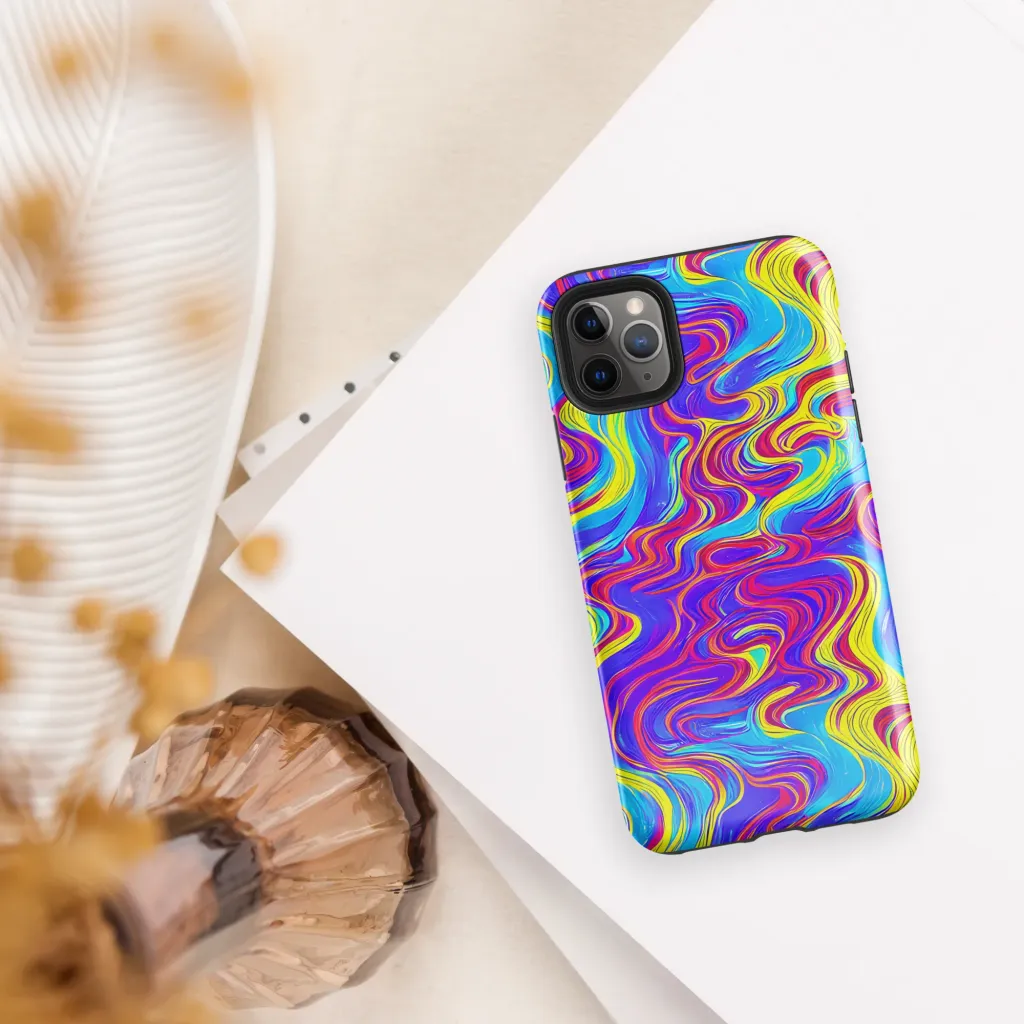 Spectrum Fever on Tough Case for iPhone® — Front
