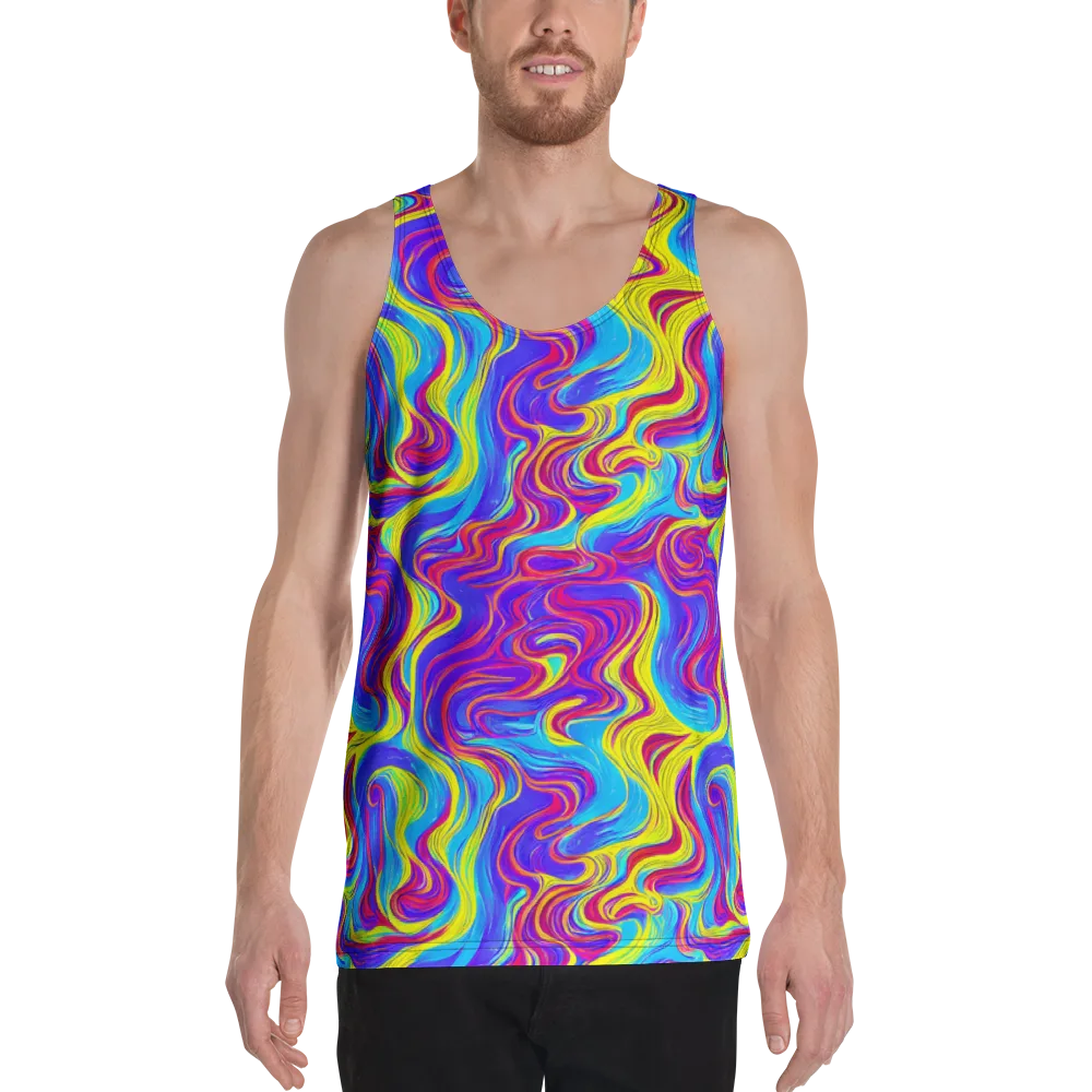 Spectrum Fever on Men's Tank Top — Front