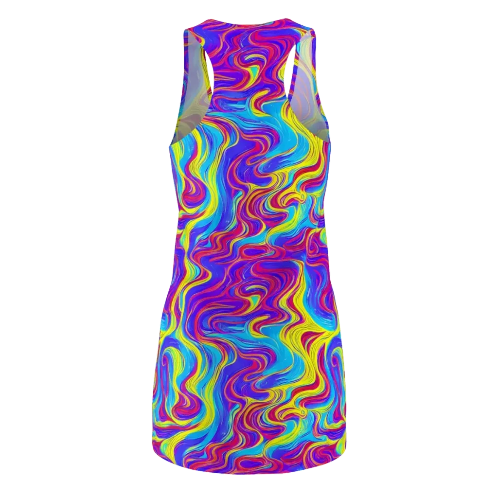 Spectrum Fever on Racerback Dress — Back