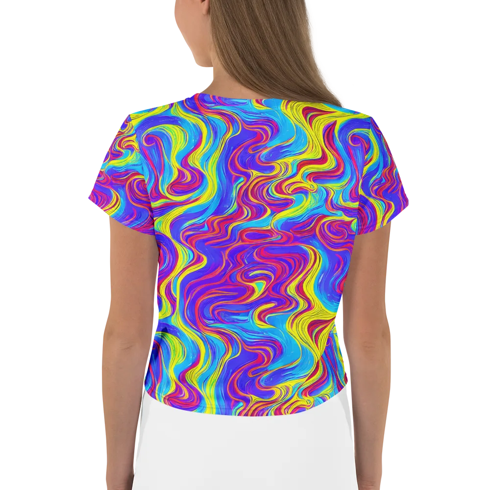 Spectrum Fever on Crop Tee — Back