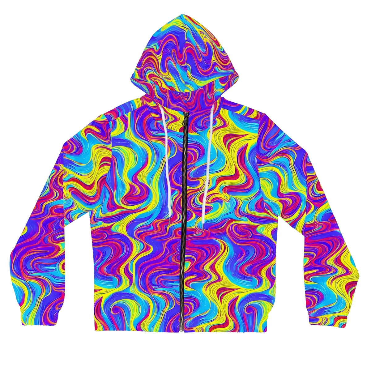 Spectrum Fever on Women's Full-Zip Hoodie — Front