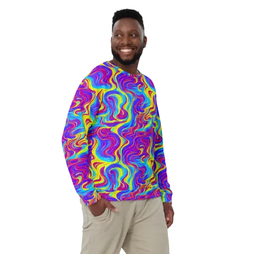Spectrum Fever on a Sweatshirt