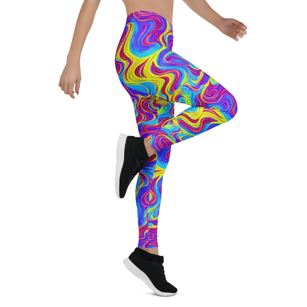 Spectrum Fever on Leggings — Right