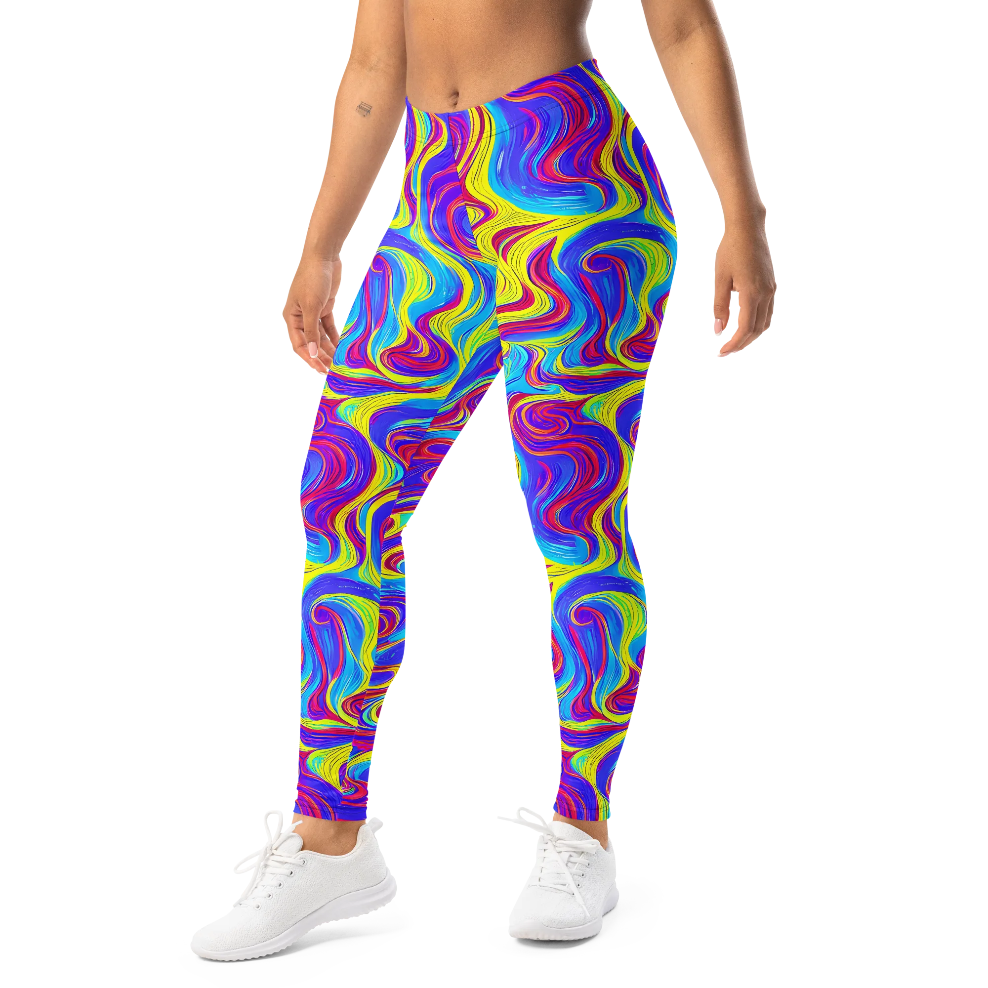 Spectrum Fever on Leggings — Left Front
