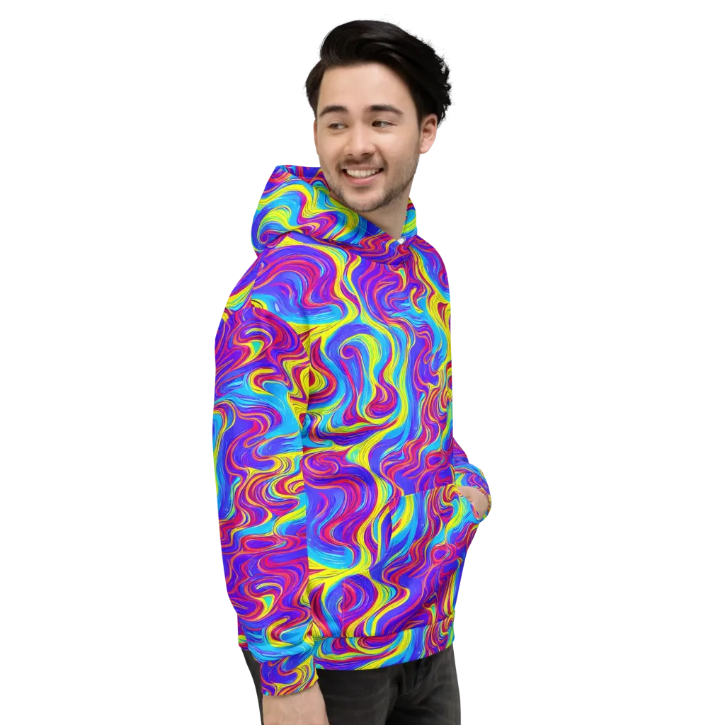 Spectrum Fever on Hoodie — Right