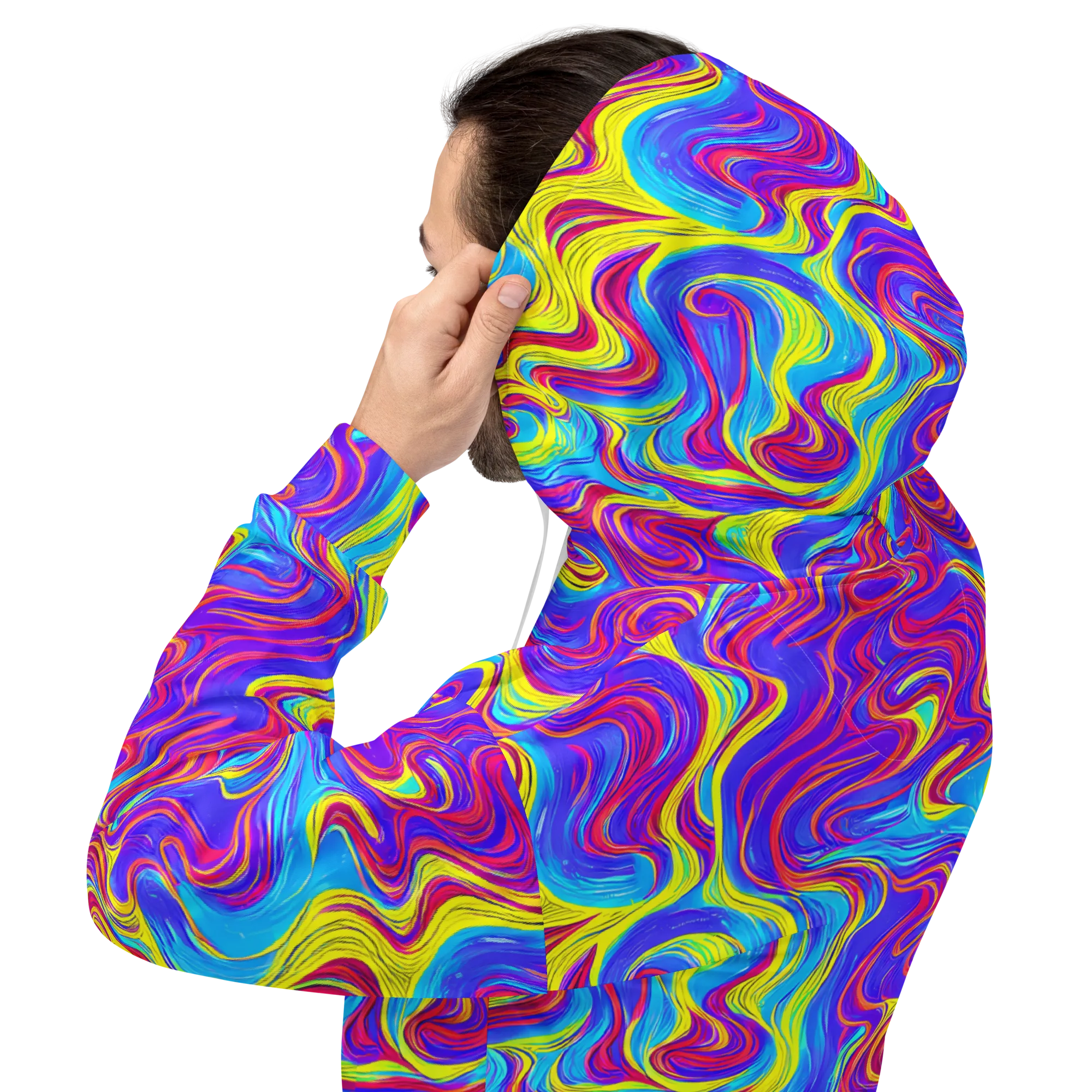 Spectrum Fever on Hoodie — Back