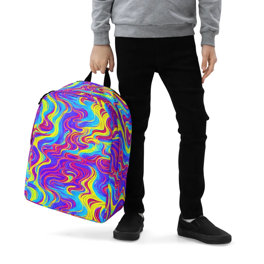 Spectrum Fever on Minimalist Backpack — Zoomed-in