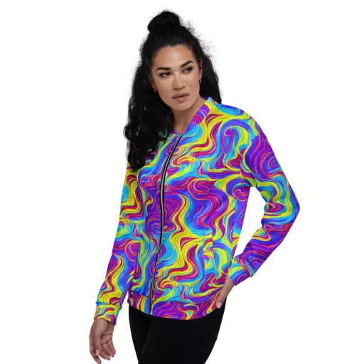 Spectrum Fever on a Bomber Jacket