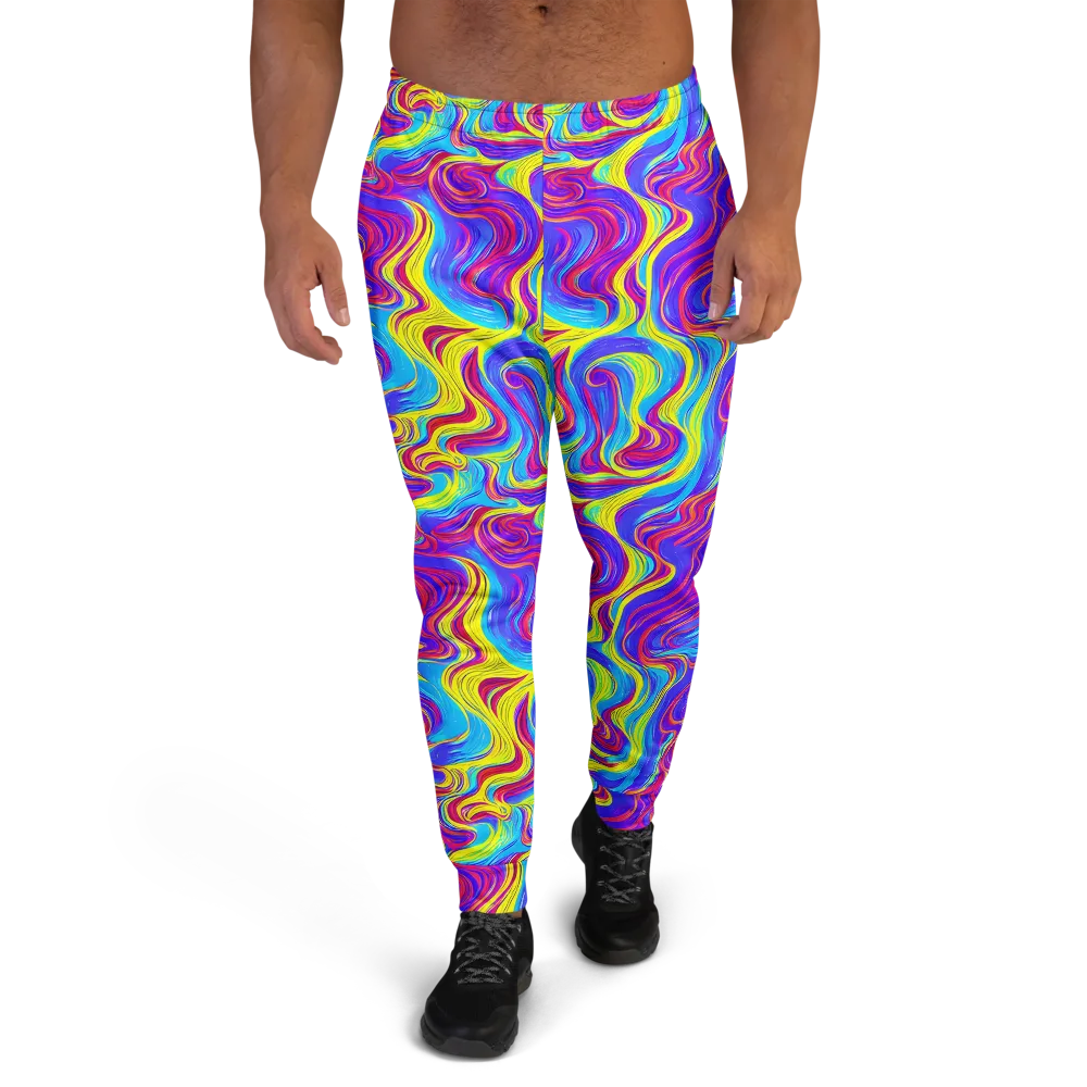 Spectrum Fever on Men's Joggers — Front