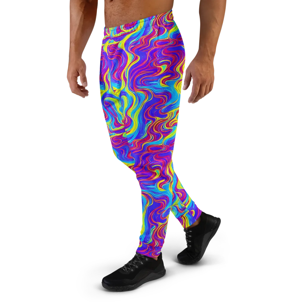 Spectrum Fever on Men's Joggers — Left