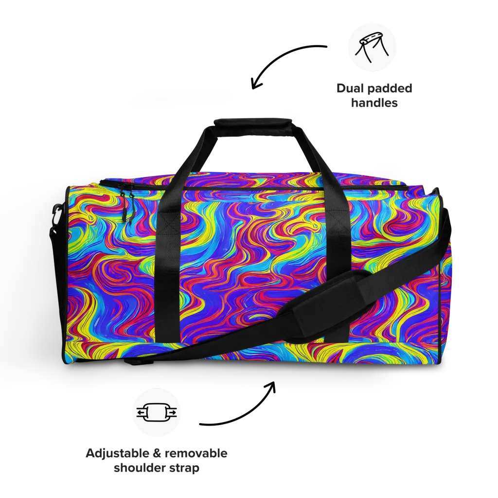 Spectrum Fever on Duffle Bag — Front