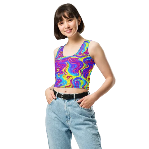 Spectrum Fever on a Crop Top