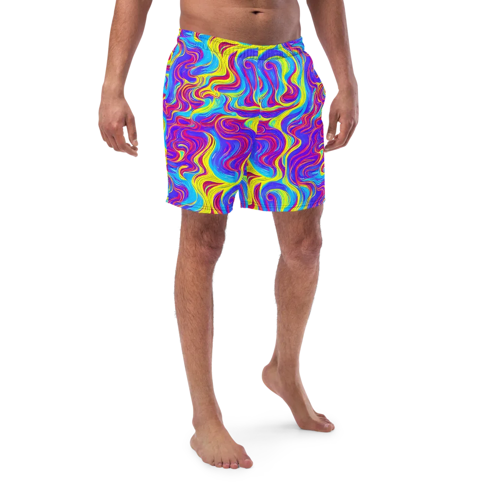 Spectrum Fever on Swim Trunks — Front