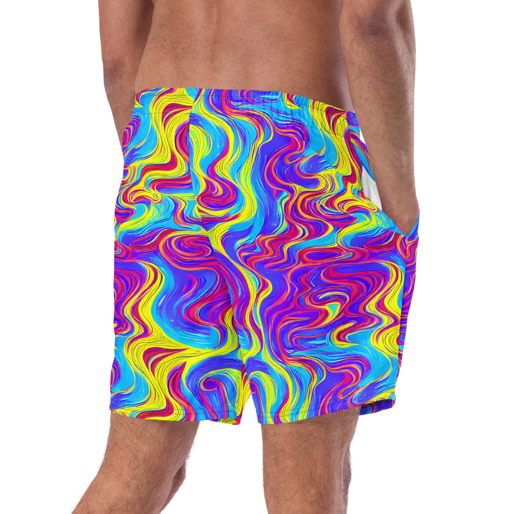 Spectrum Fever on Swim Trunks — Right Back