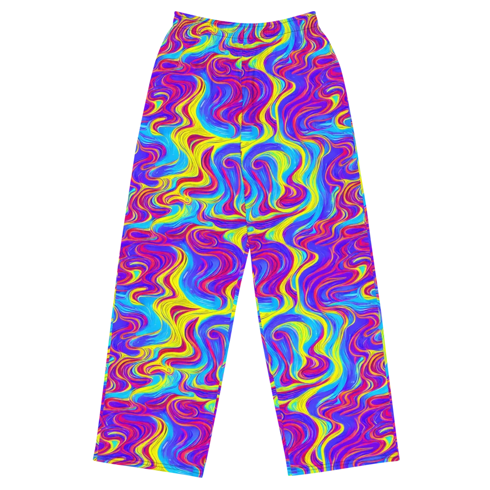 Spectrum Fever on Wide-Leg Pants — Front