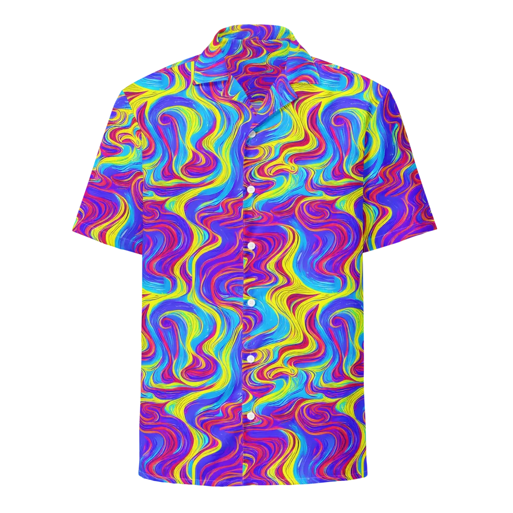 Spectrum Fever on Button Shirt — Front