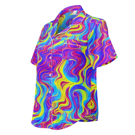 Spectrum Fever on a Women's Short Sleeve Pajama Top