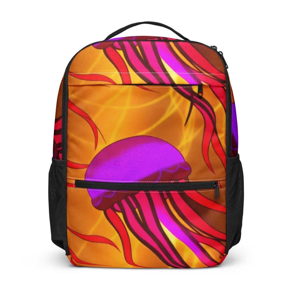 Violet Current on Utility Backpack — Front