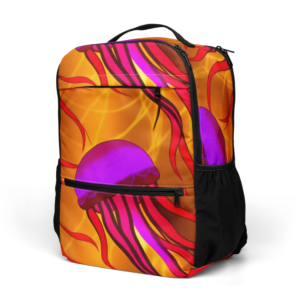 Violet Current on Utility Backpack — Left Front