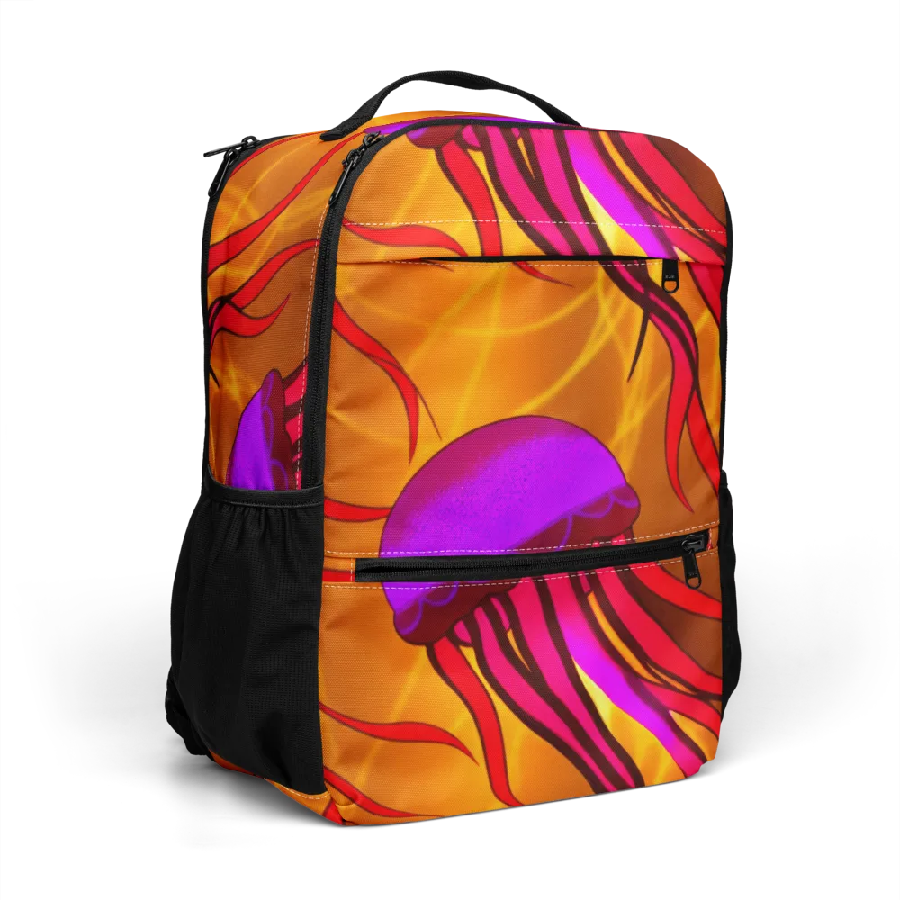 Violet Current on Utility Backpack — Right Front