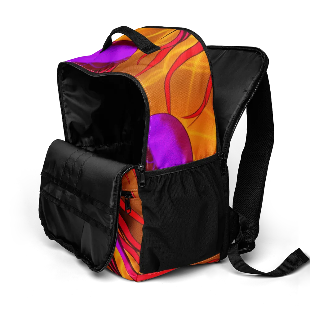 Violet Current on Utility Backpack — Product details 2