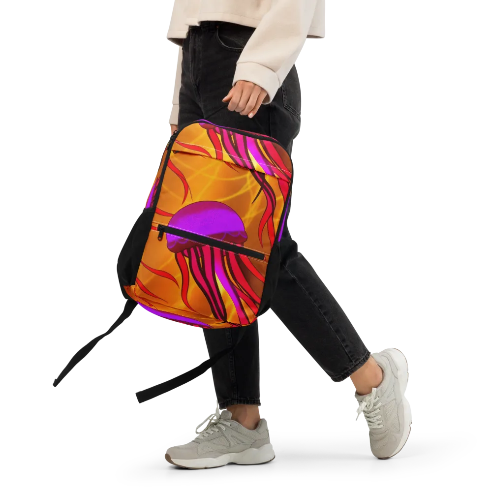Violet Current on Utility Backpack — Front
