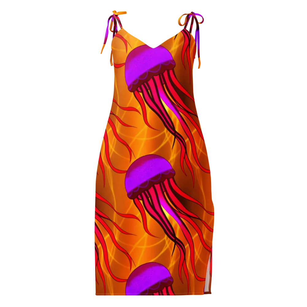 Violet Current on Slip Dress — Front