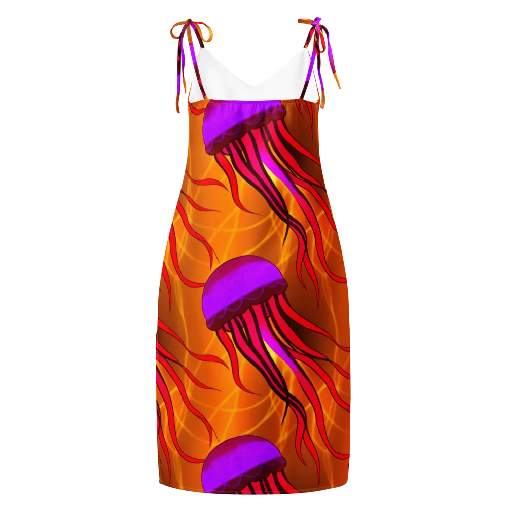 Violet Current on Slip Dress — Back