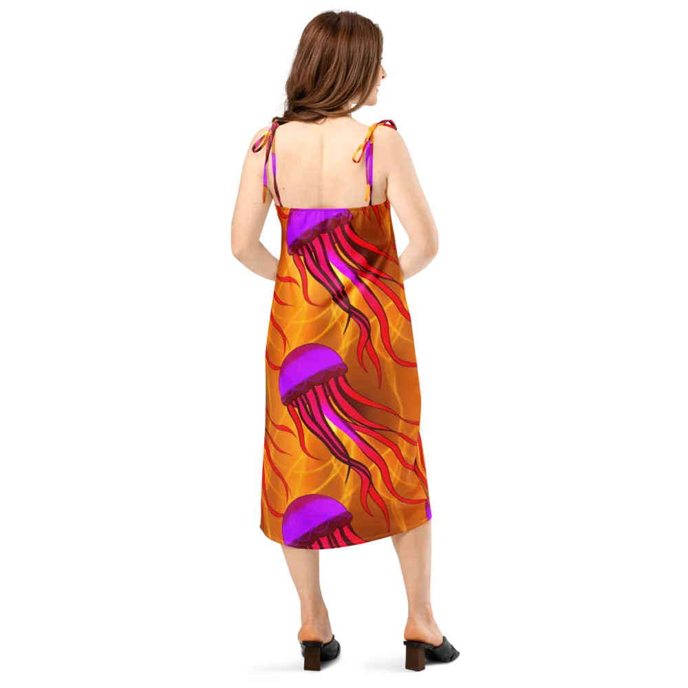 Violet Current on Slip Dress — Back