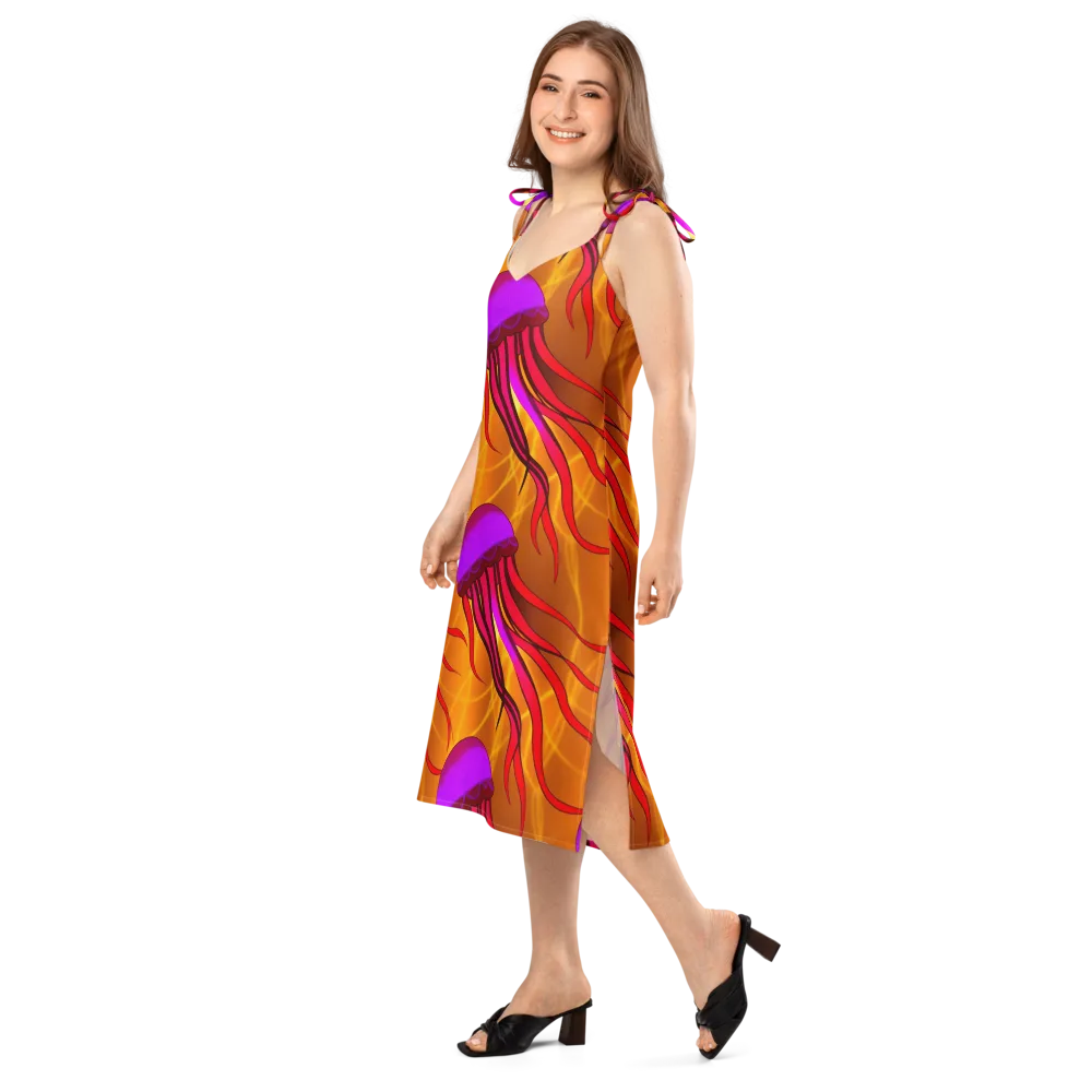 Violet Current on Slip Dress — Left Front