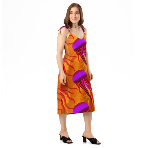 Violet Current on a Slip Dress