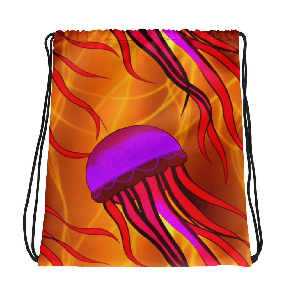 Violet Current on Drawstring Bag — Photo